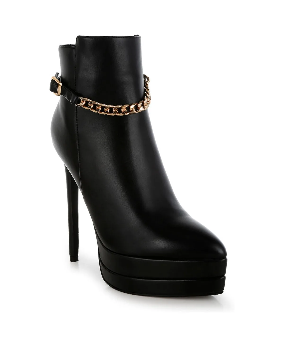 Narok Metallic Chain Detail Boots