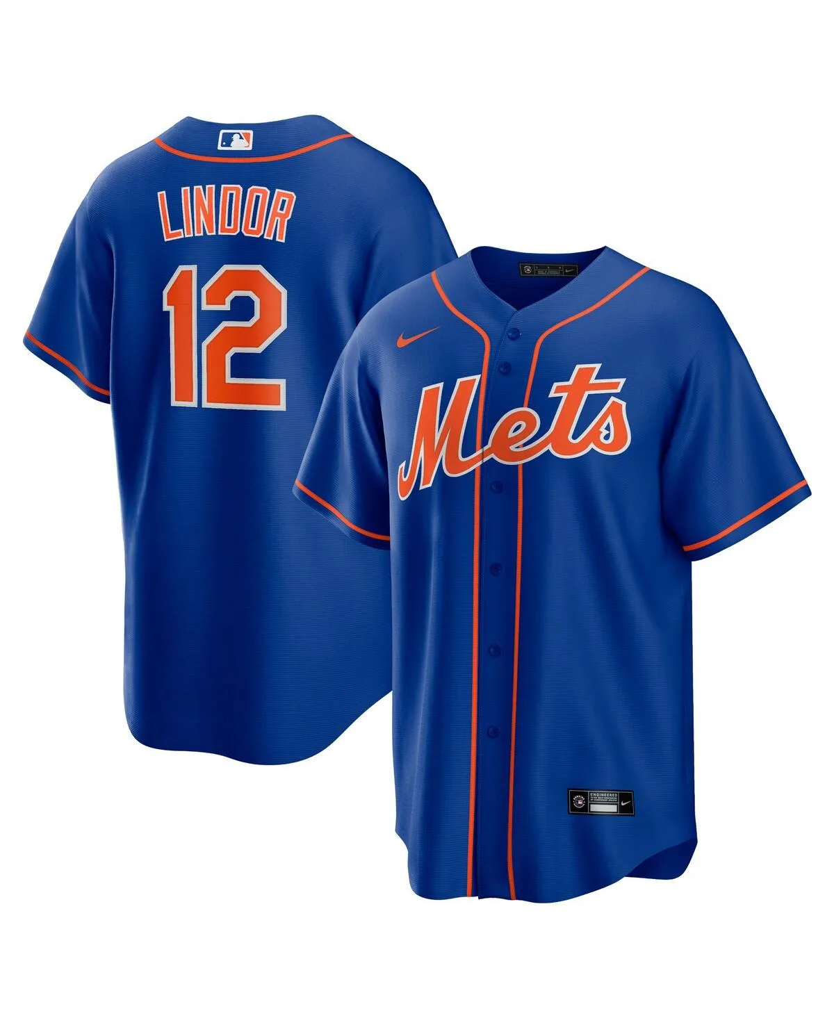 Nike Francisco Lindor New York Mets Alternate Replica Player Jersey