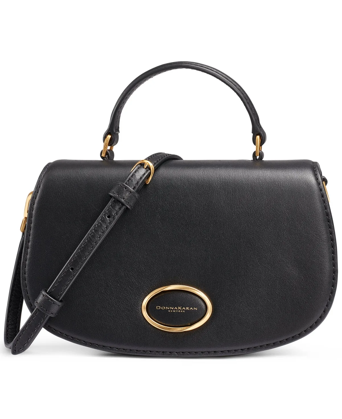 Madras Mini Leather Magnetic Crossbody Handbag