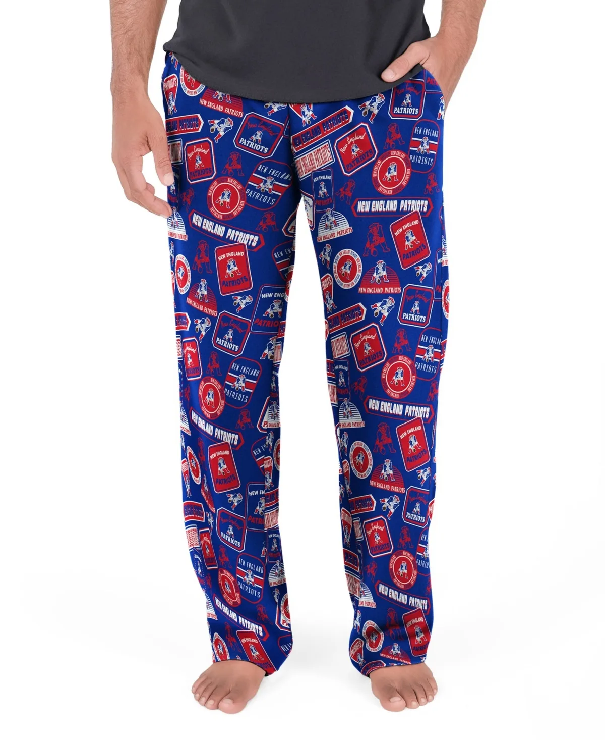 New England Patriots Throwback Logo Grady Sleep Pants