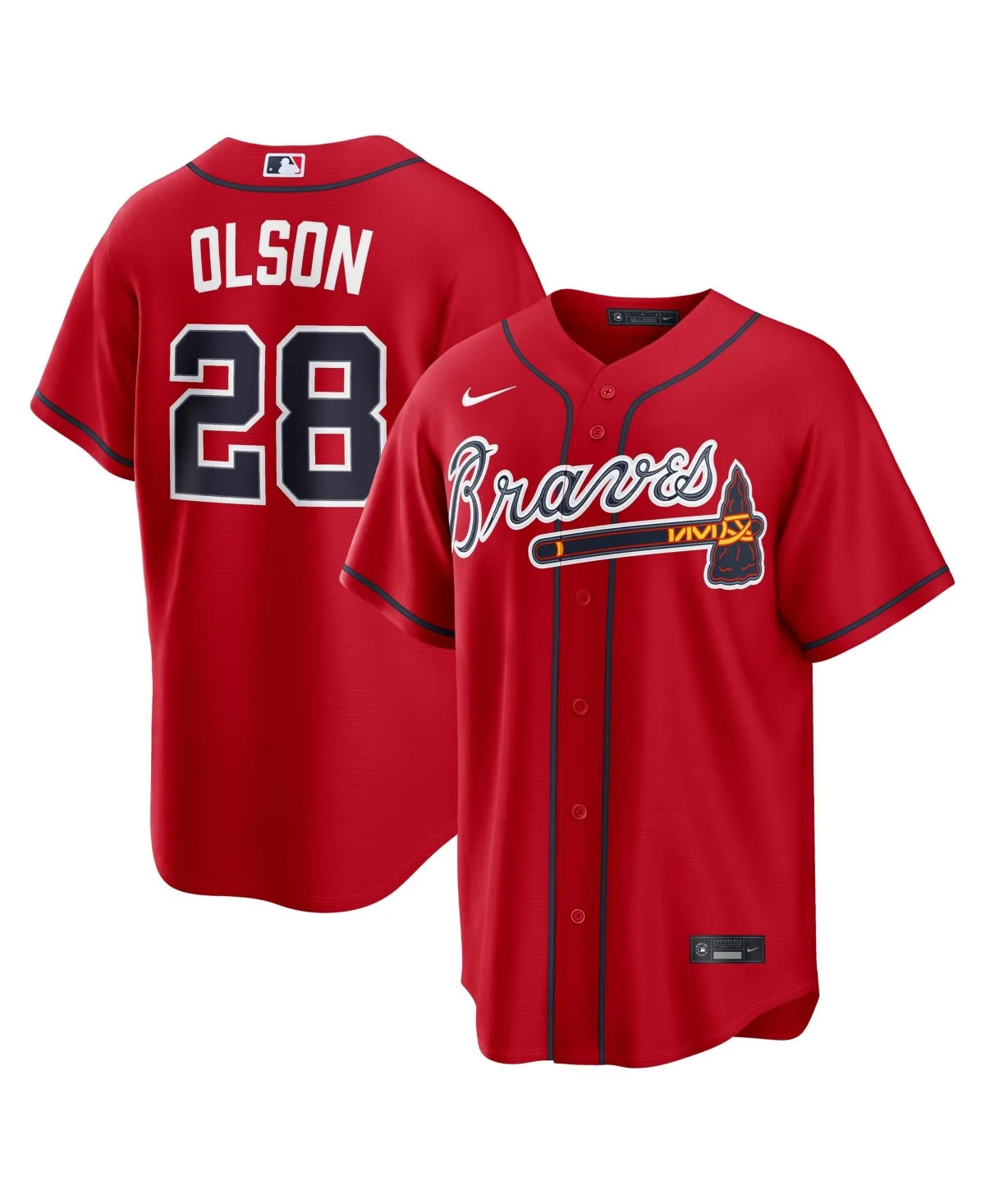 Matt Olson Atlanta Braves Alternate Replica Jersey