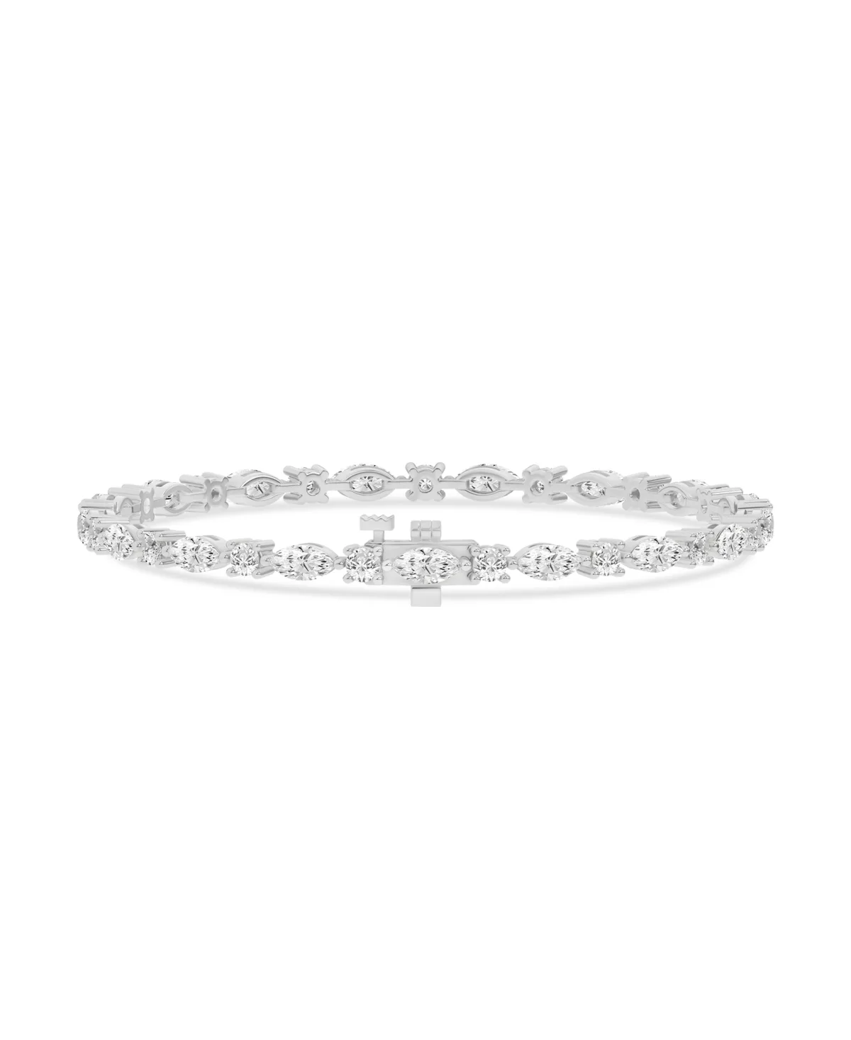 Lab-Grown Diamond Tennis Bracelet (5 ct. t.w.) in 14k White Gold