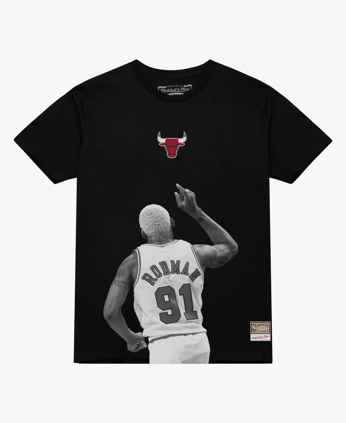 Dennis Rodman Chicago Bulls Hardwood Classics Player T-Shirt