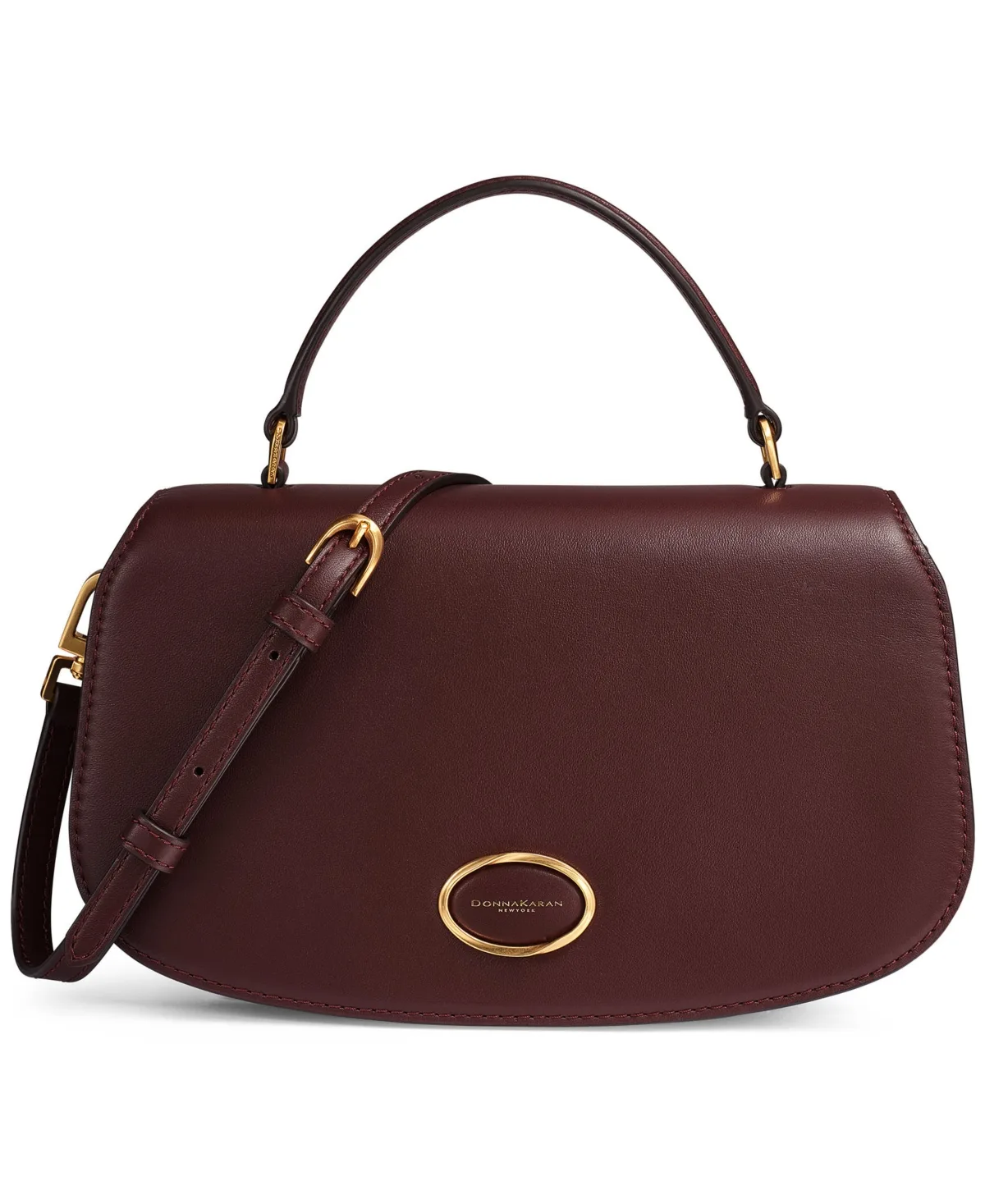 Madras Small Leather Crossbody Handbag