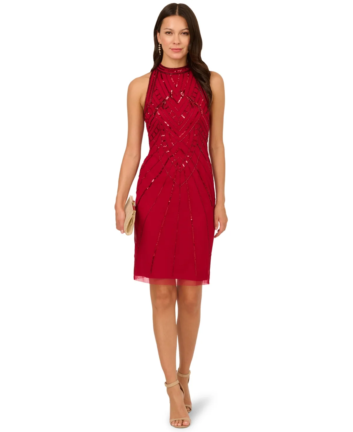Beaded Sleeveless Dress