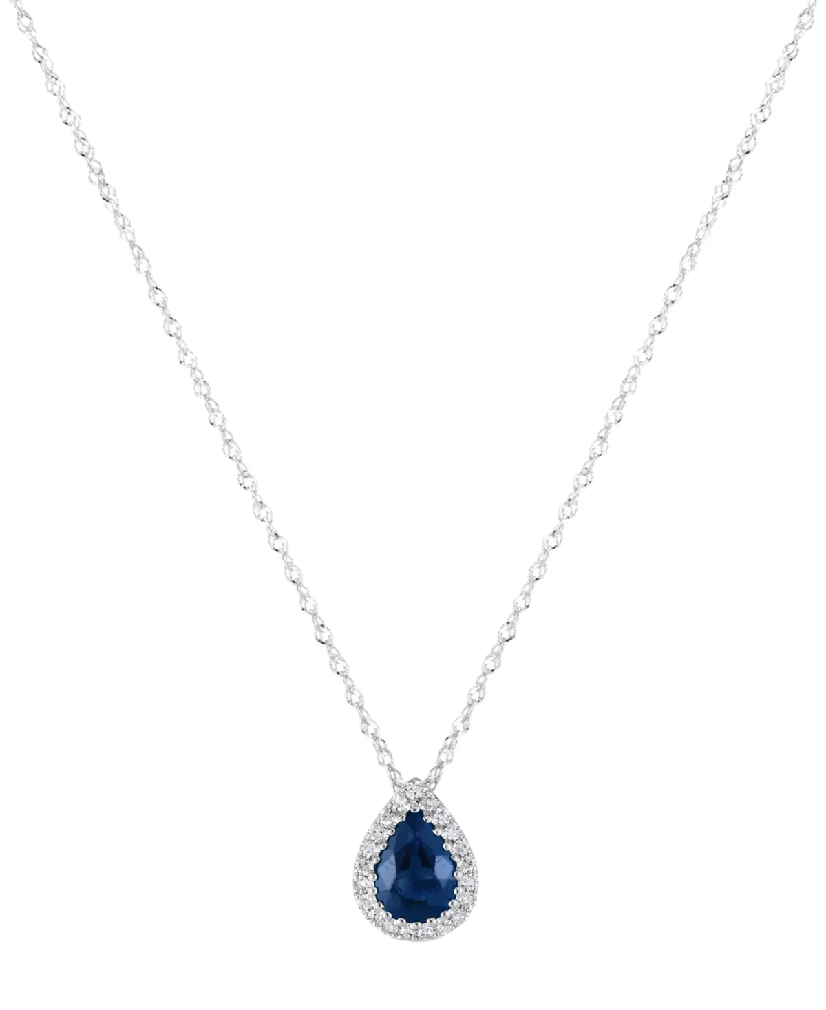 (3/4 ct. t.w.) & Diamond Accent Pendant Necklace in 14k White Gold