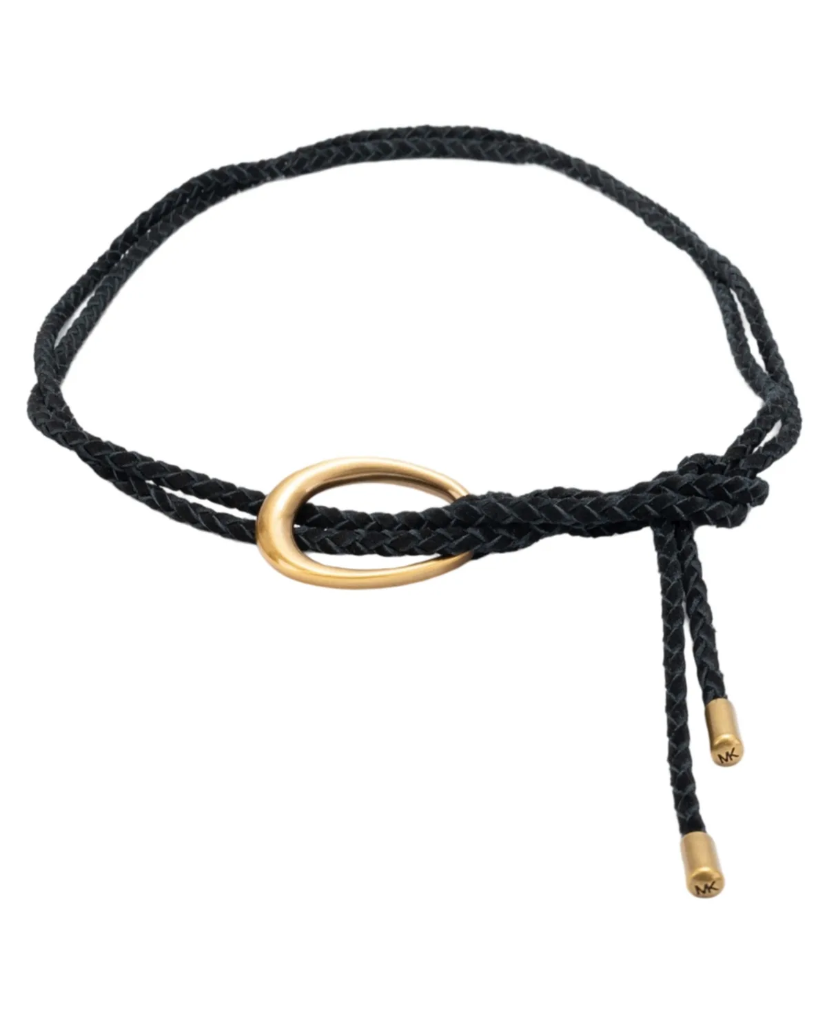 Braided Rope Leather Belt by MICHAEL Michael Kors