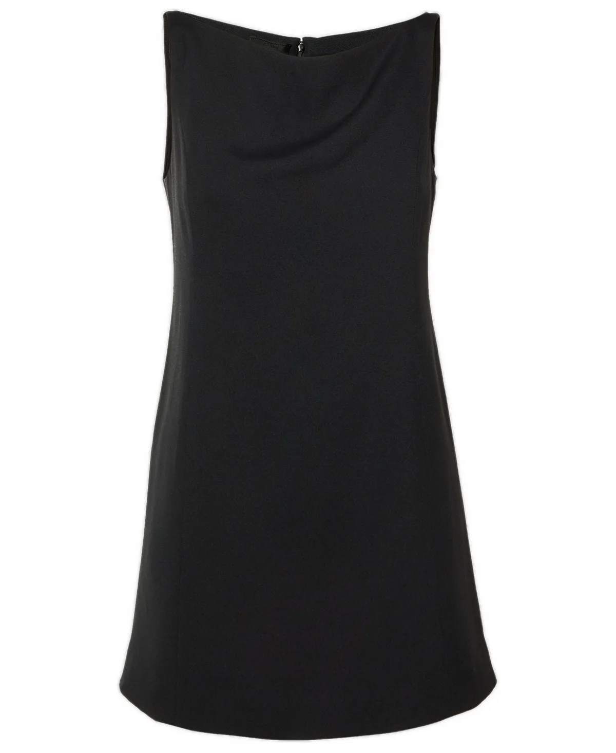 Pre-Owned Crepe Sleeveless Mini Tunic Dress