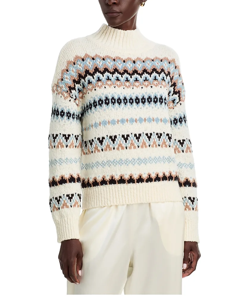 Theo Patterned Pullover Sweater