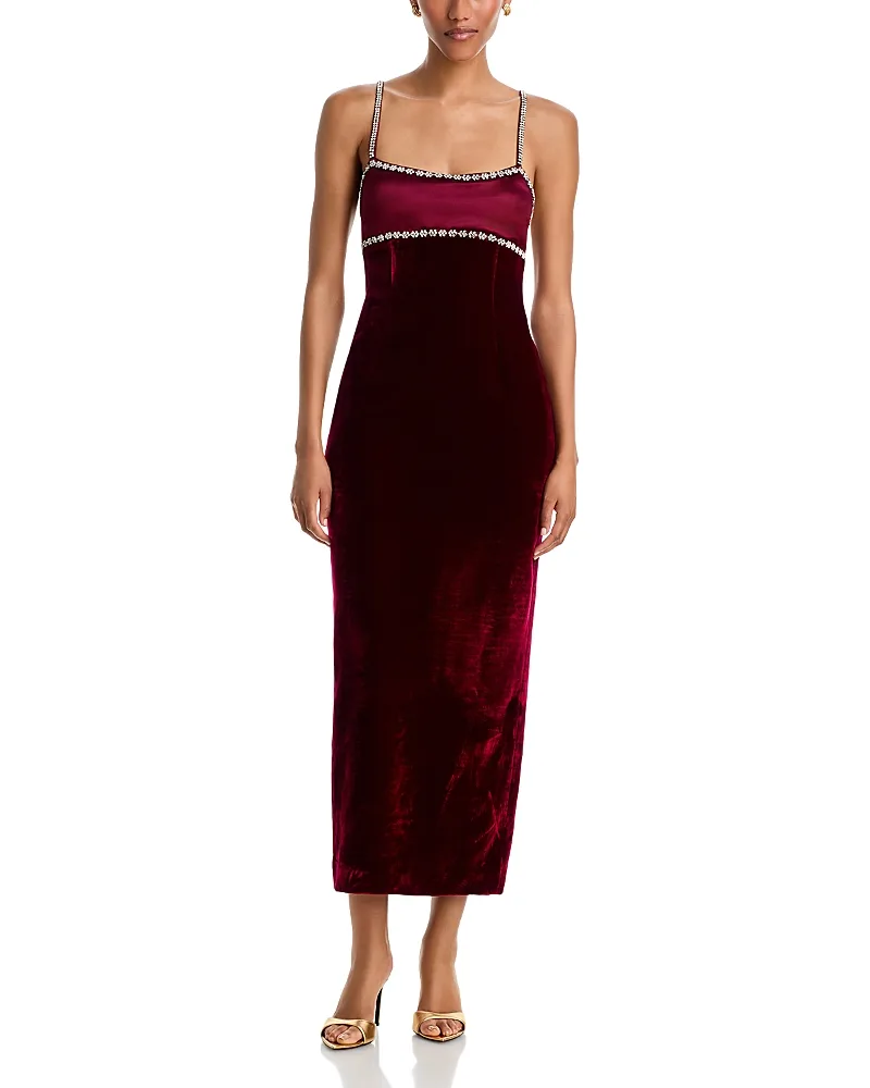 Audraline Embellished Midi Dress