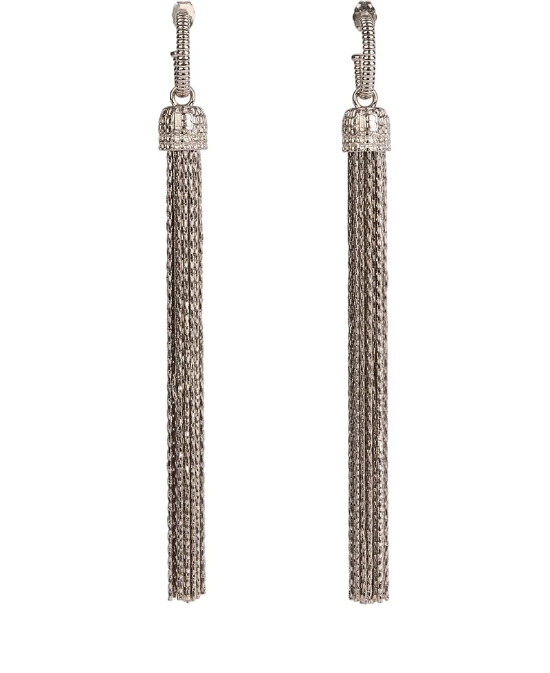 Brass Tassel Earrings by Balmain