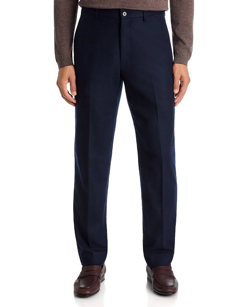 Regular Drawstring Pleated Pants