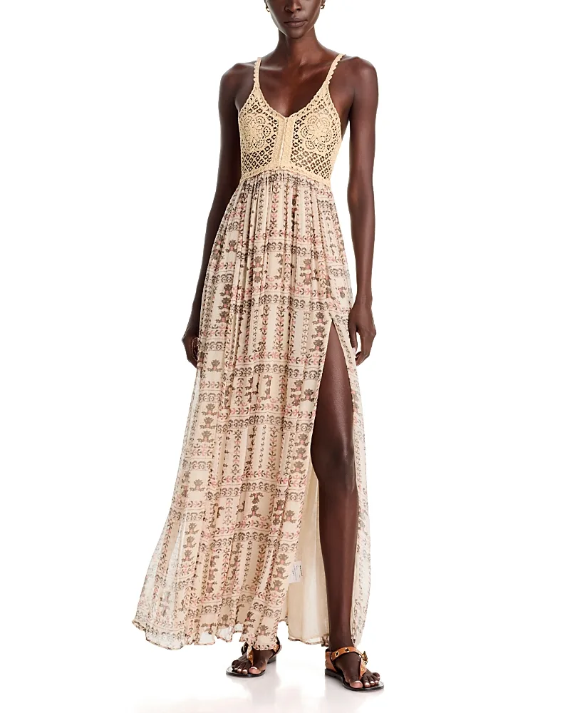 Etoile Veony Crochet Maxi Dress