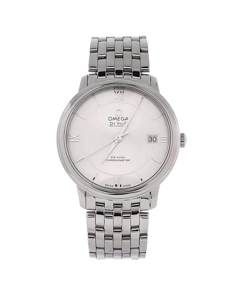 Pre-Owned Omega De Ville Prestige Co-Axial Chronometer Automatic Watch in Stainless Steel 37mm