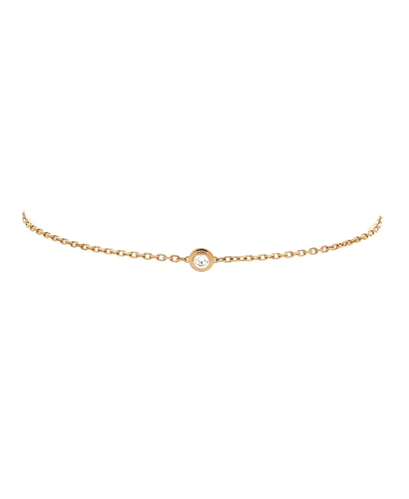 Pre-Owned Cartier Medium D'Amour Bracelet 18K Gold and Diamond by Cartier's