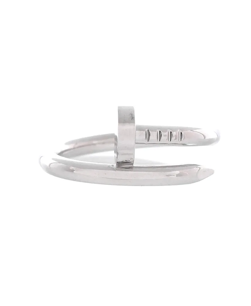 Pre-Owned Cartier Juste Un Clou Ring 18K White Gold by Cartier's