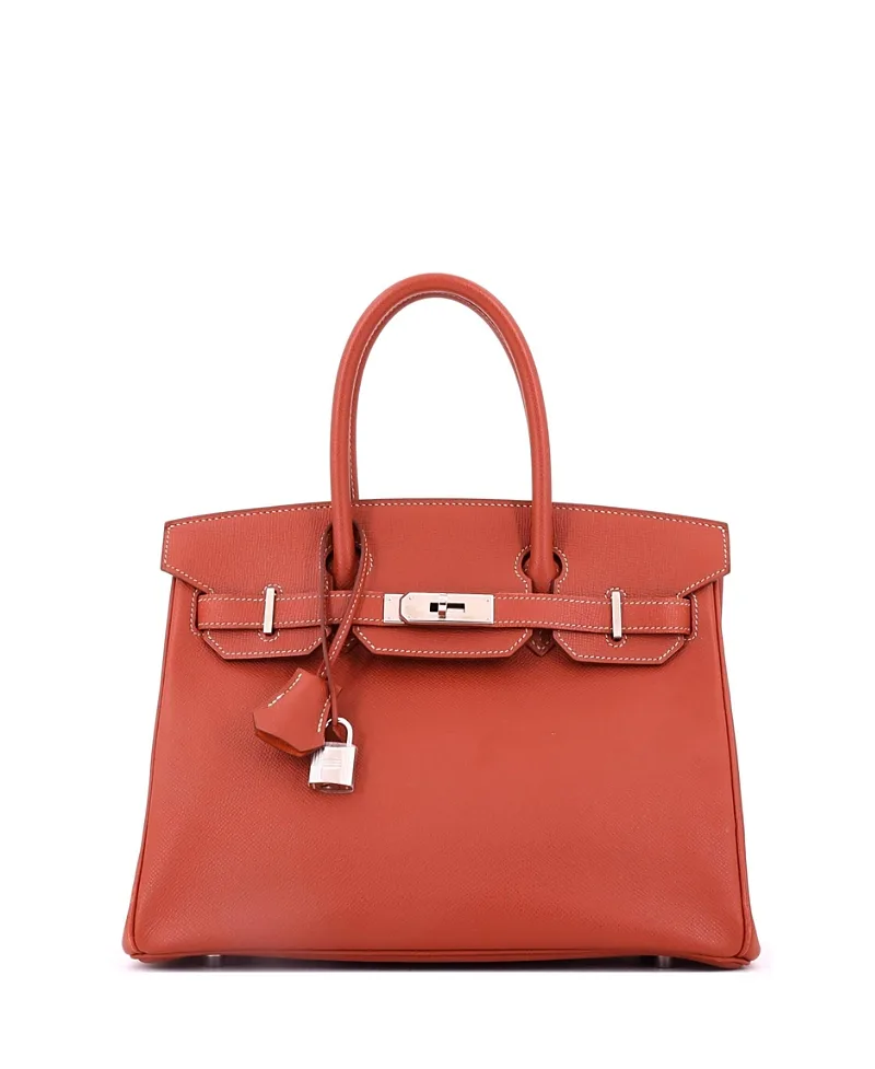 Pre-Owned Hermes Candy 30 Handbag Epsom by Hermes