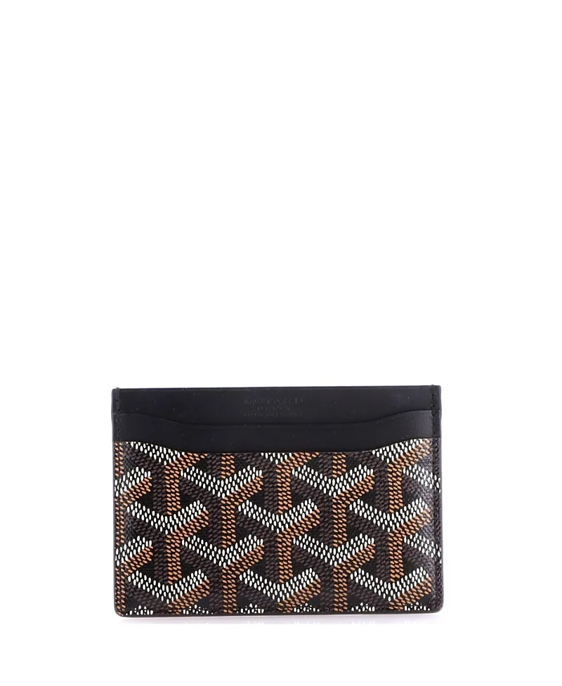 Pre-Owned Saint Sulpice Card Holder Coated Canvas by Pre-owned Goyard