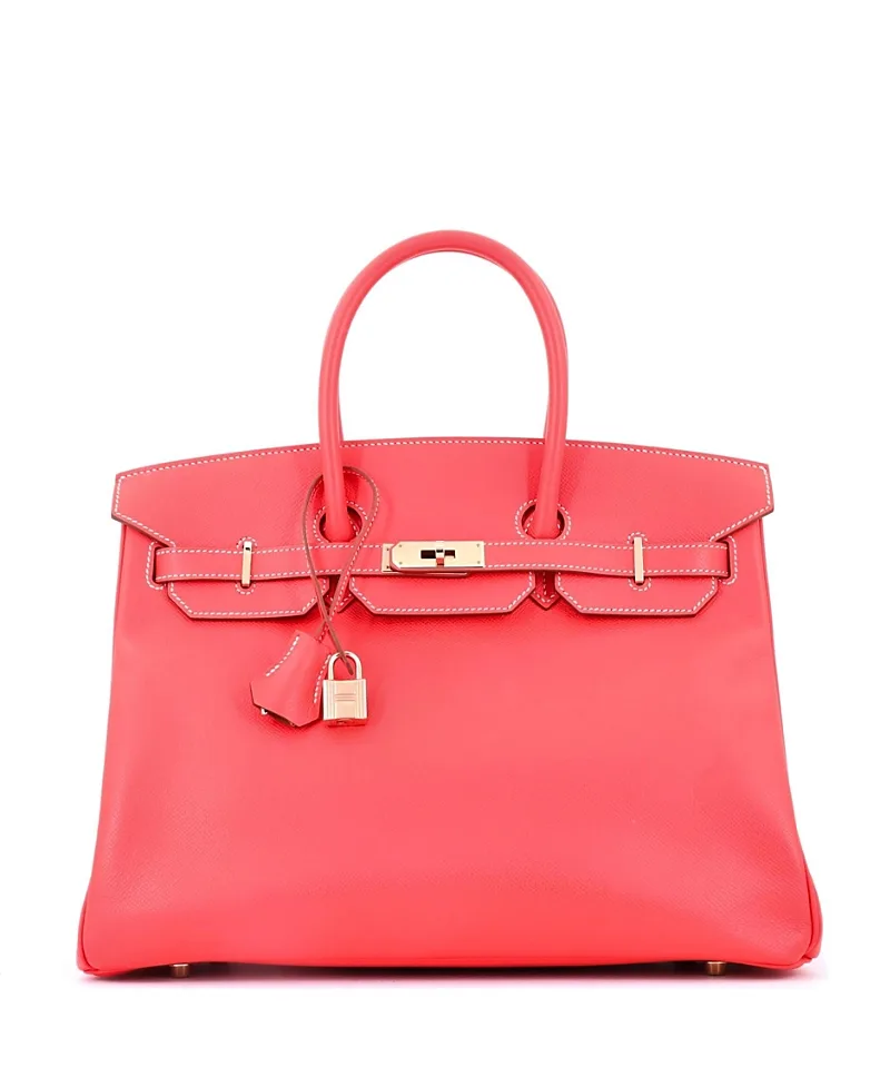 Pre-Owned Hermes Candy 35 Handbag Epsom by Hermes