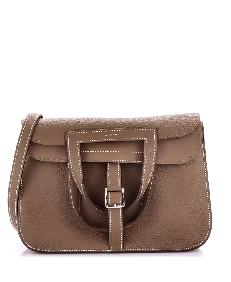 Pre-Owned 25 Halzan Bag Clemence by Hermes