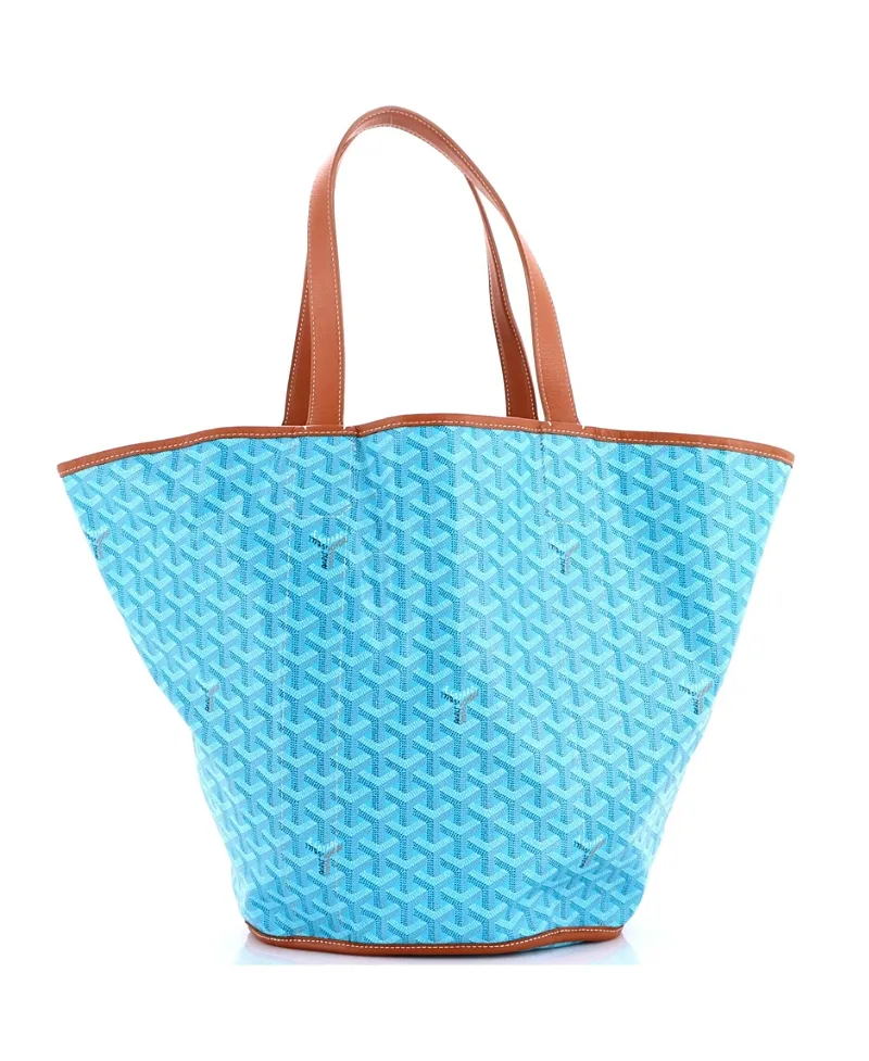 Pre-Owned Belharra Reversible Tote Coated Canvas by Pre-owned Goyard