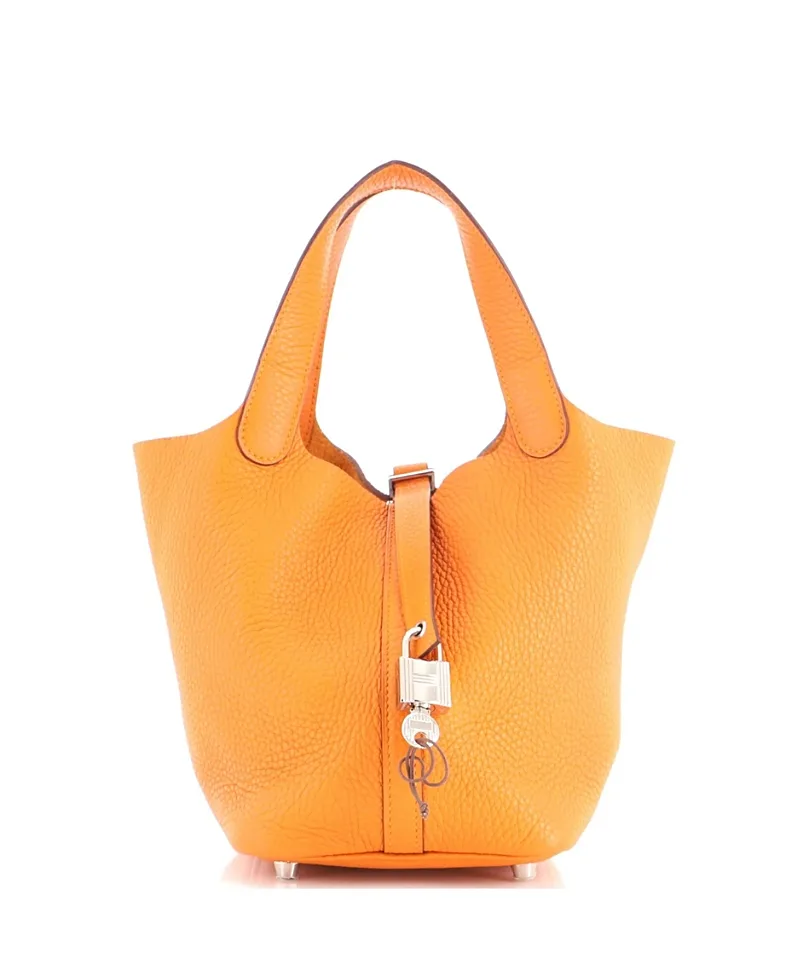 Pre-Owned Pm Picotin Lock Bag Clemence