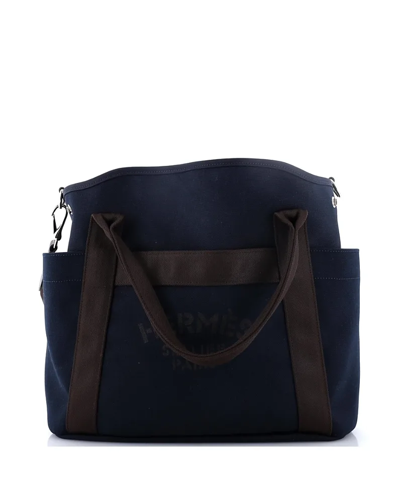Pre-Owned Sac De Pansage Groom Handbag Canvas by Hermes