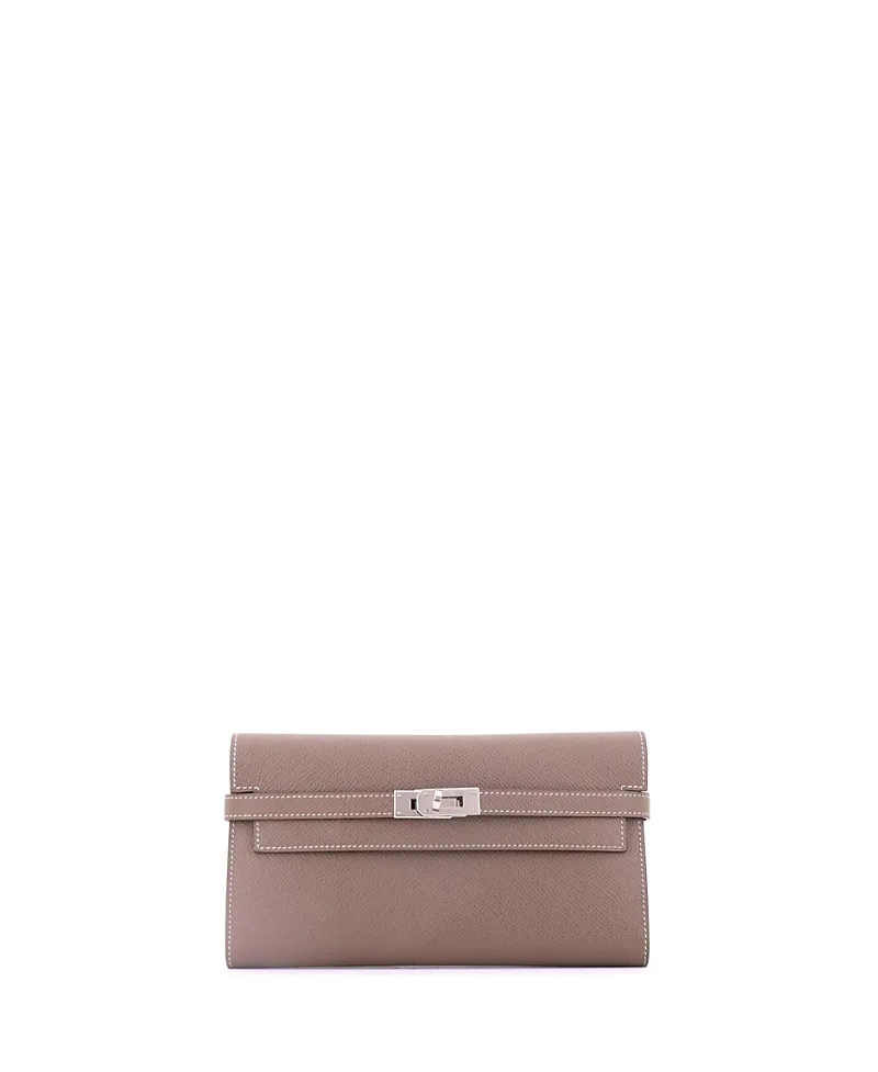 Pre-Owned Long Kelly Wallet Epsom