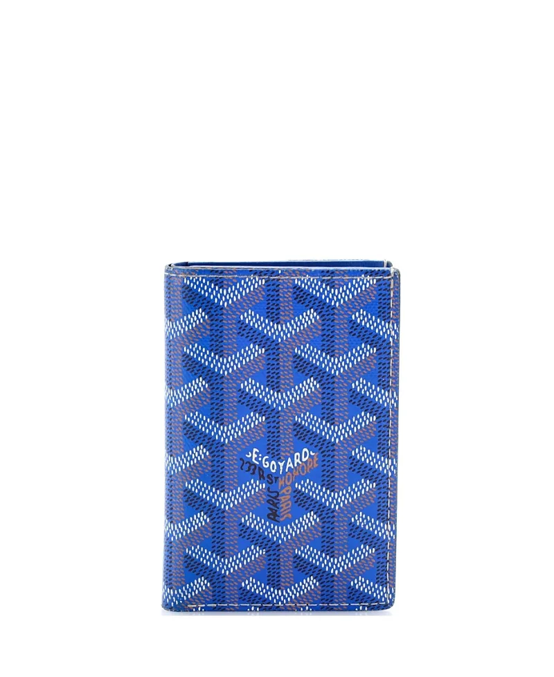 Pre-Owned Goyard Saint Pierre Card Case Coated Canvas by Pre-owned Goyard