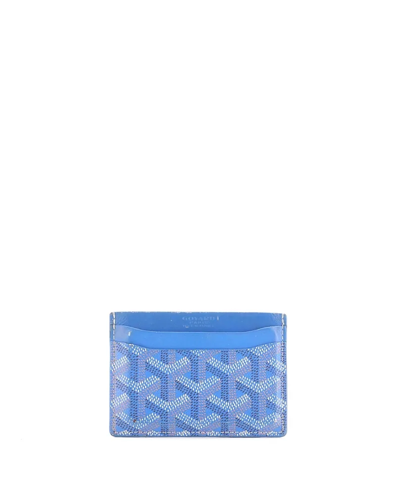 Pre-Owned Saint Sulpice Card Holder Coated Canvas by Pre-owned Goyard