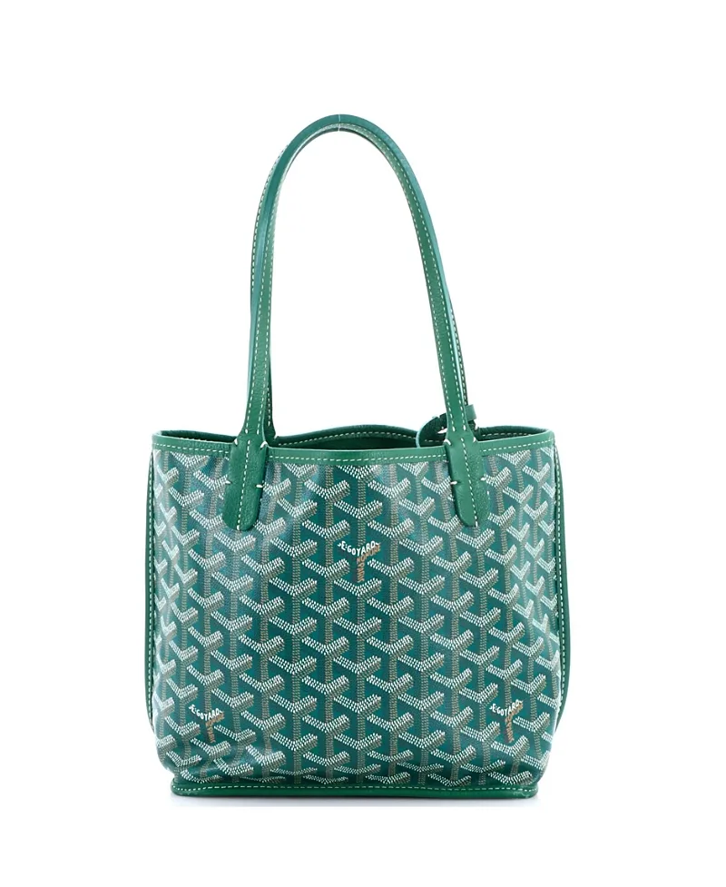 Pre-Owned Goyard Mini Anjou Reversible Tote Coated Canvas by Pre-owned Goyard