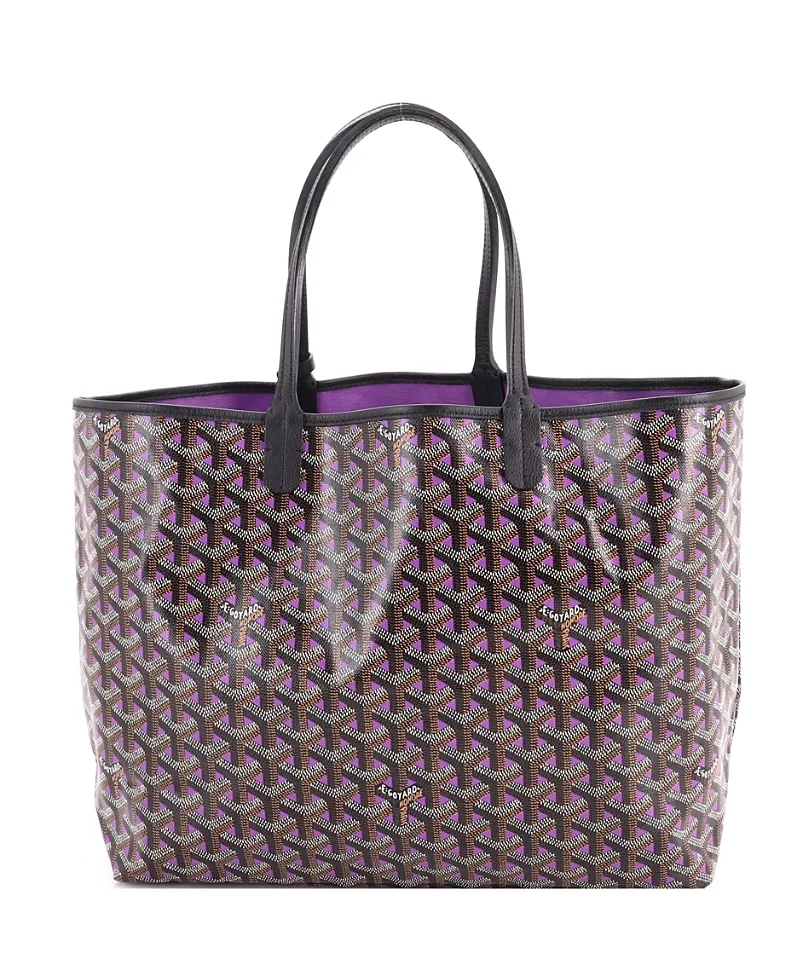 Pre-Owned Pm Saint Louis Tote Claire Voie Coated Canvas by Pre-owned Goyard