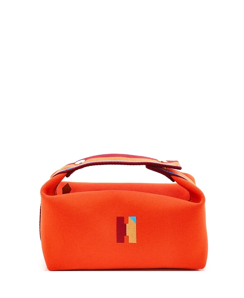 Pre-Owned Pm Bride-a-Brac Travel Case Toile by Hermes