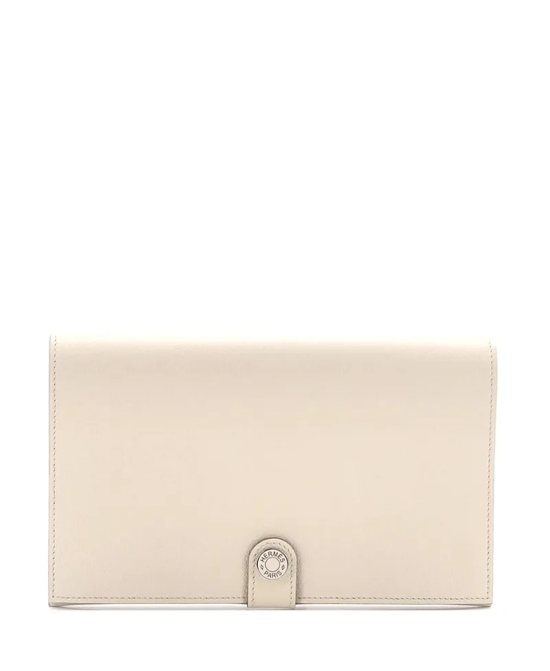 Pre-Owned R. M.s Toutenmain Wallet Evercolor by Hermes