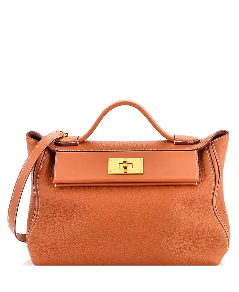 Pre-Owned Hermes 29 24/24 Bag Togo with Swift by Hermes