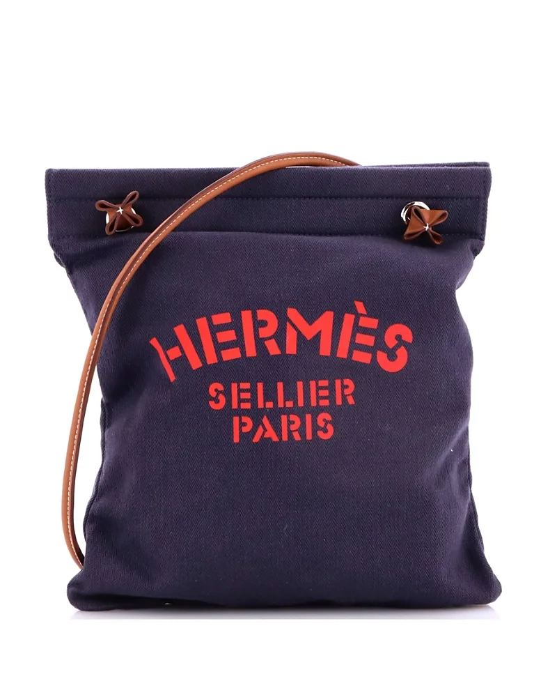 Pre-Owned mm Aline Bag Toile by Hermes