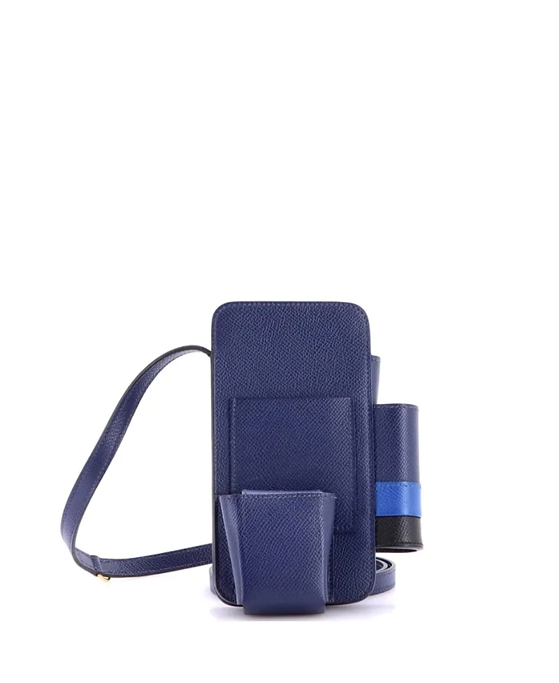 Pre-Owned HERMESway Phone Case Crossbody Bag Epsom by Hermes