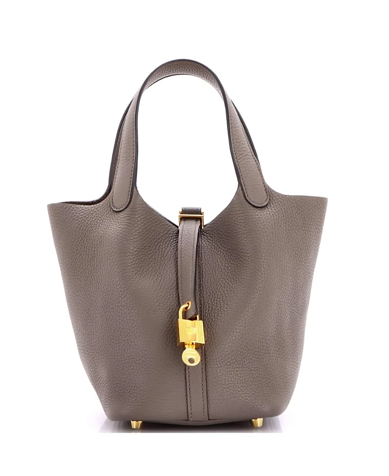 Pre-Owned Pm Picotin Lock Bag Clemence by Hermes