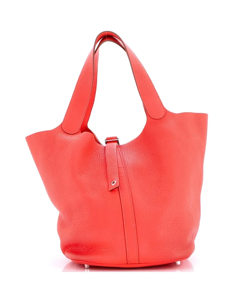 Pre-Owned Hermes Gm Picotin Lock Bag Clemence