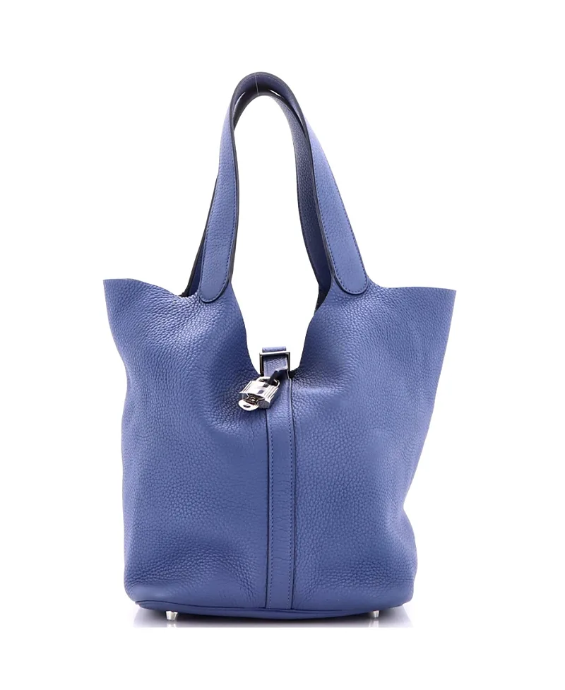 Pre-Owned Hermes Gm Picotin Lock Bag Clemence