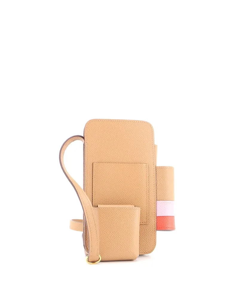 Pre-Owned HERMESway Phone Case Crossbody Bag Epsom by Hermes