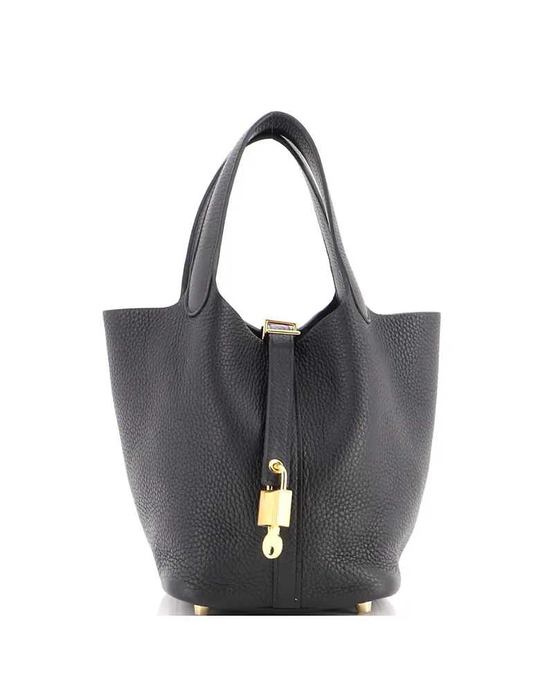 Pre-Owned Pm Picotin Lock Bag Clemence by Hermes