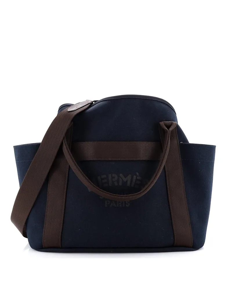 Pre-Owned Sac De Pansage Groom Handbag Canvas by Hermes
