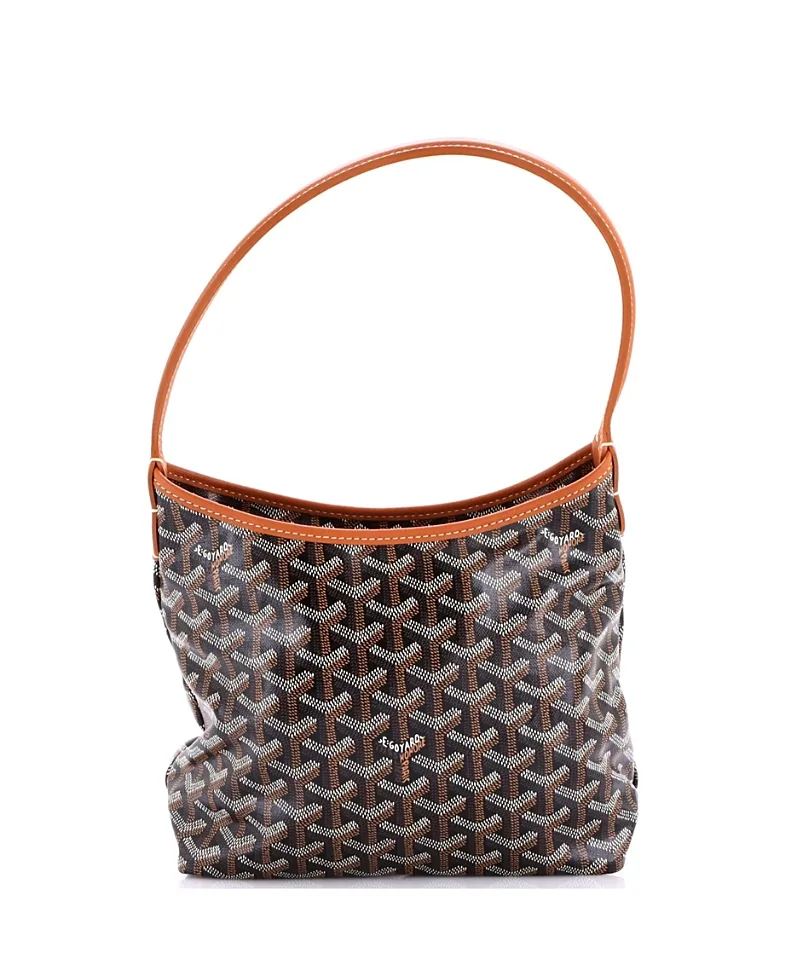 Pre-Owned Goyard Mini Boheme Hobo Coated Canvas by Pre-owned Goyard