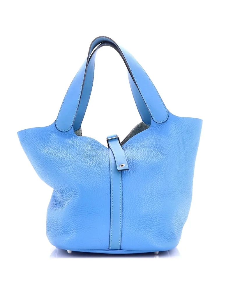 Pre-Owned Gm Bicolor Picotin Lock Bag Clemence with Swift