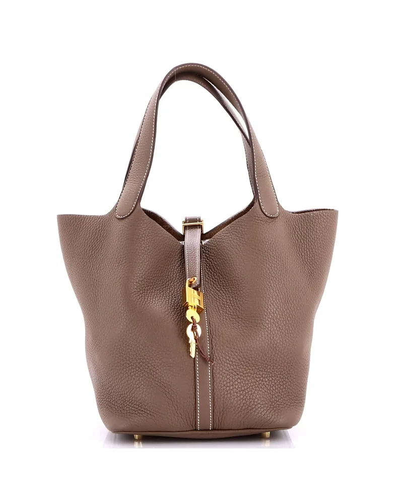 Pre-Owned mm Picotin Lock Bag Clemence