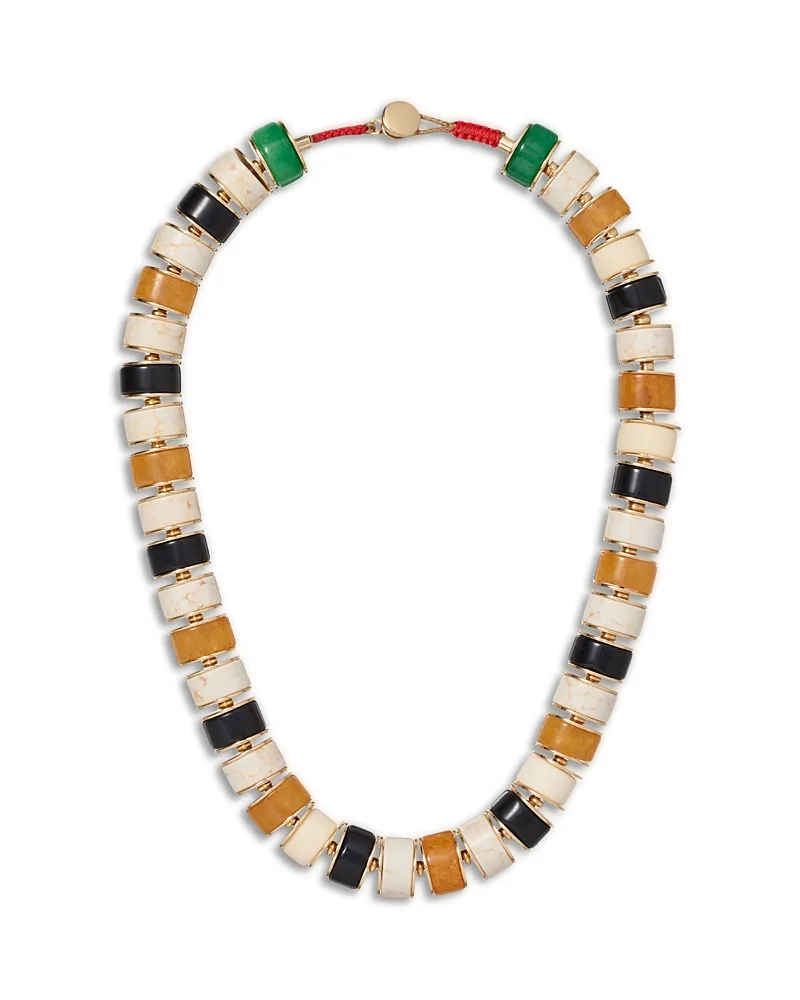 The Stone Slice Collar Necklace, 16 by Roxanne Assoulin