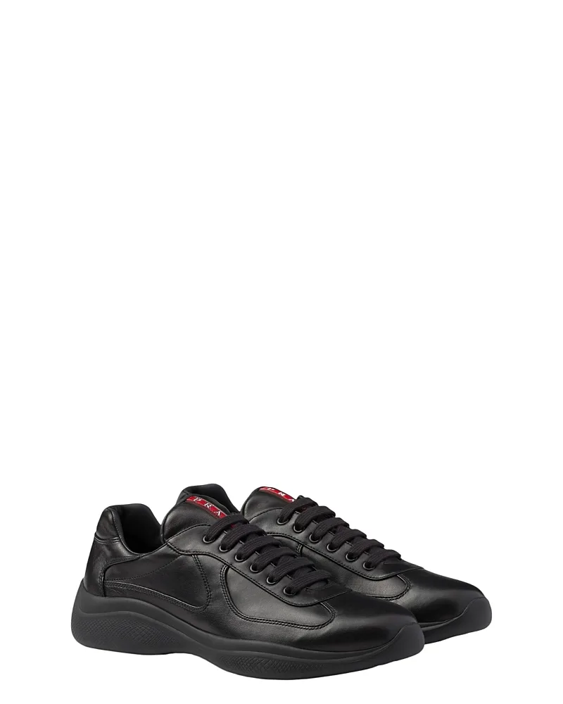 Americas Cup Nappa Leather Sneakers by Prada