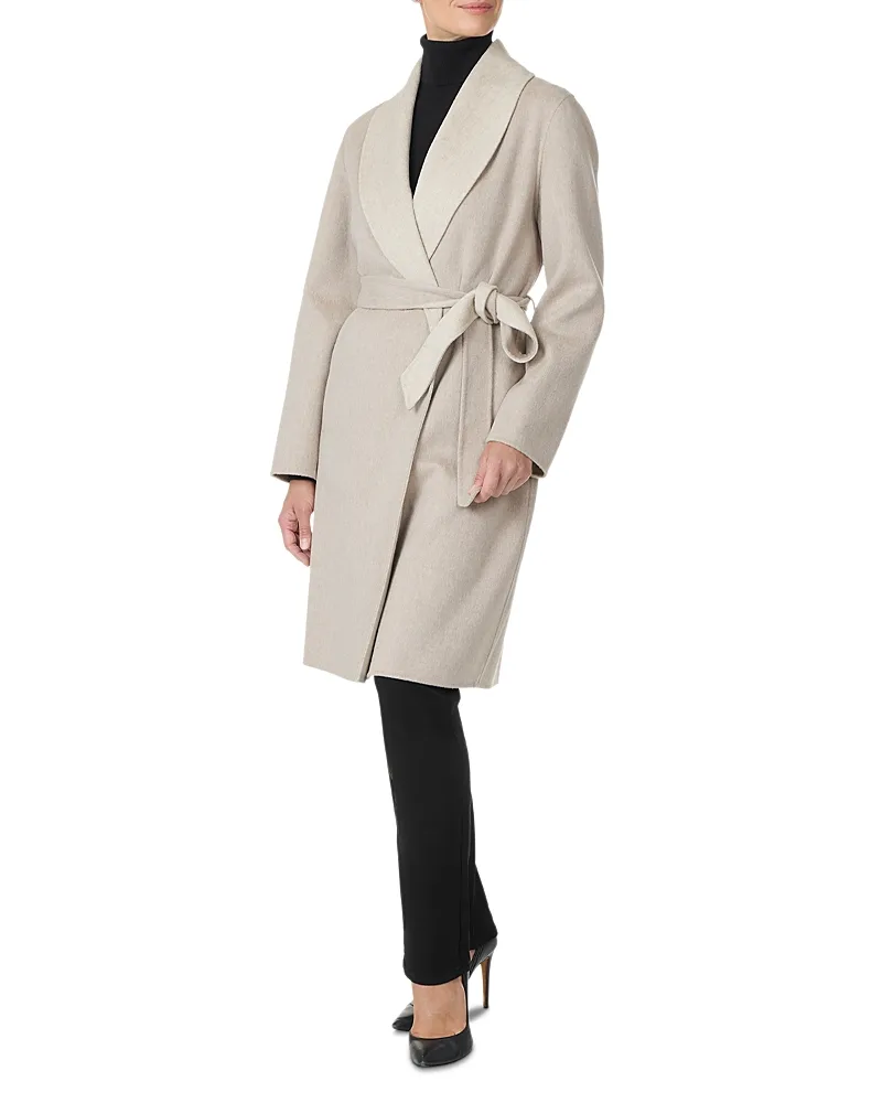 Belted Wool & Cashmere Coat