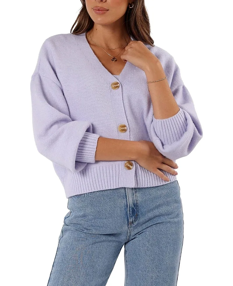Isabel Button Front Cardigan